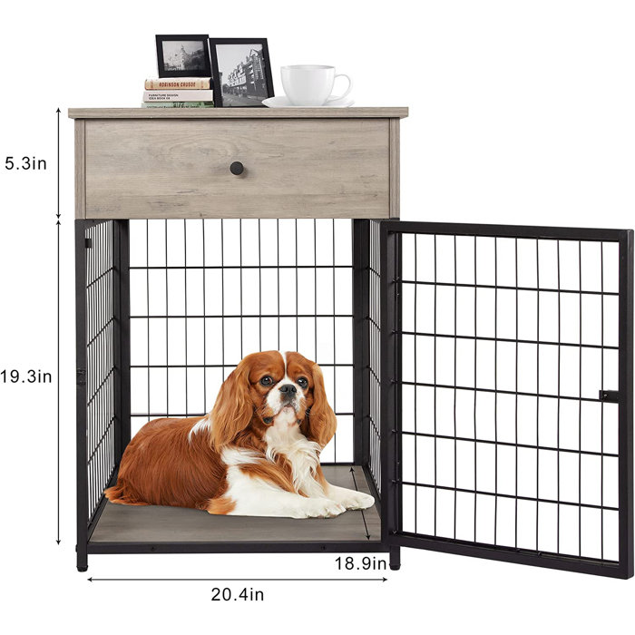 Tucker Murphy Pet™ Furniture Dog Crates With Drawer & Reviews Wayfair